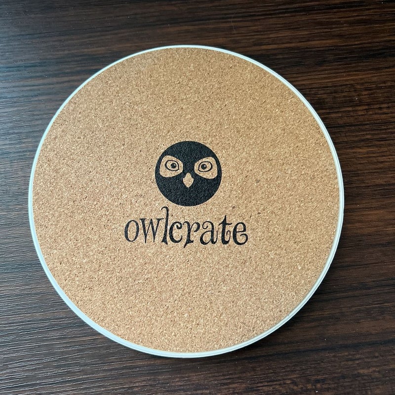 Owlcrate Neil Gaiman Ceramic Trivet