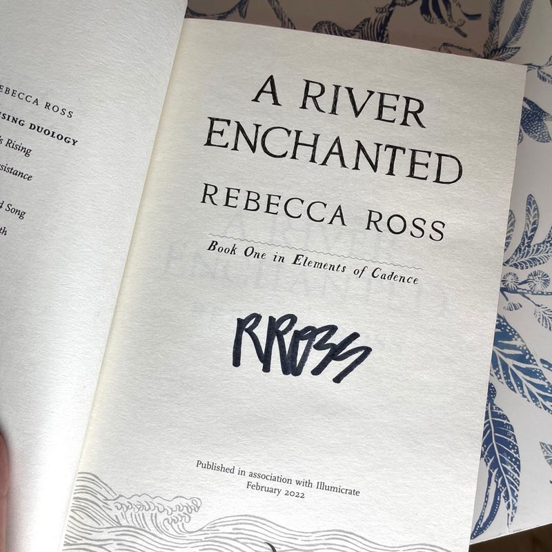 A river enchanted, signed illuminate edition