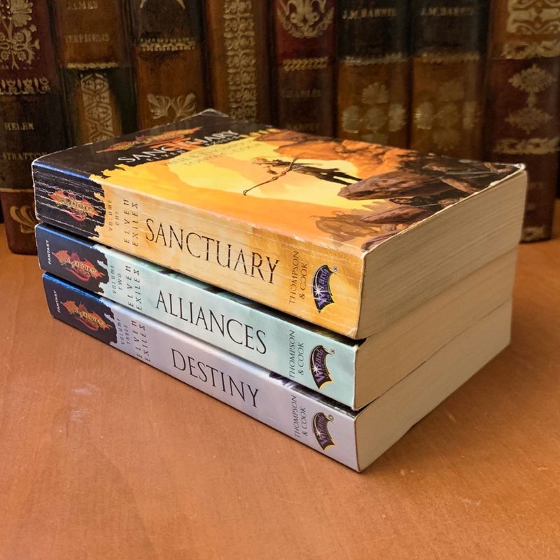 DragonLance: Elven Exiles Trilogy: Sanctuary, Alliances, Destiny