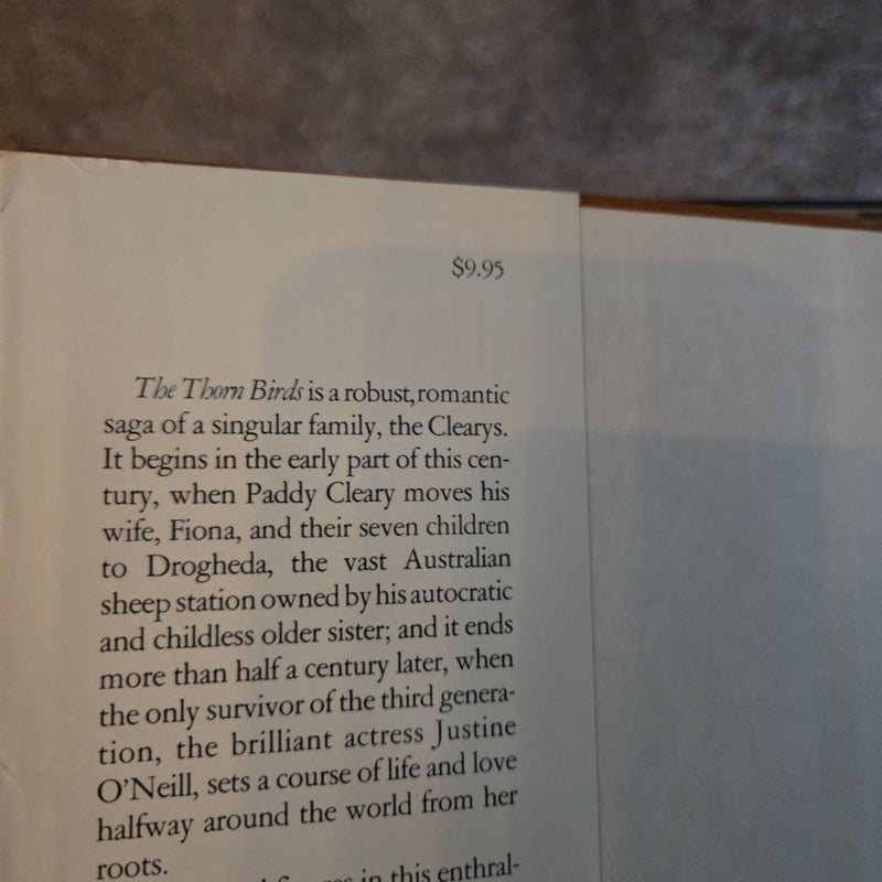 The Thorn Birds 1st edition 1st print
