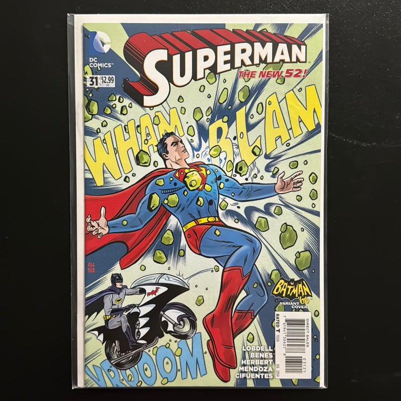Superman # 31 The New 52! Batman 66 Variant Edition DC Comics