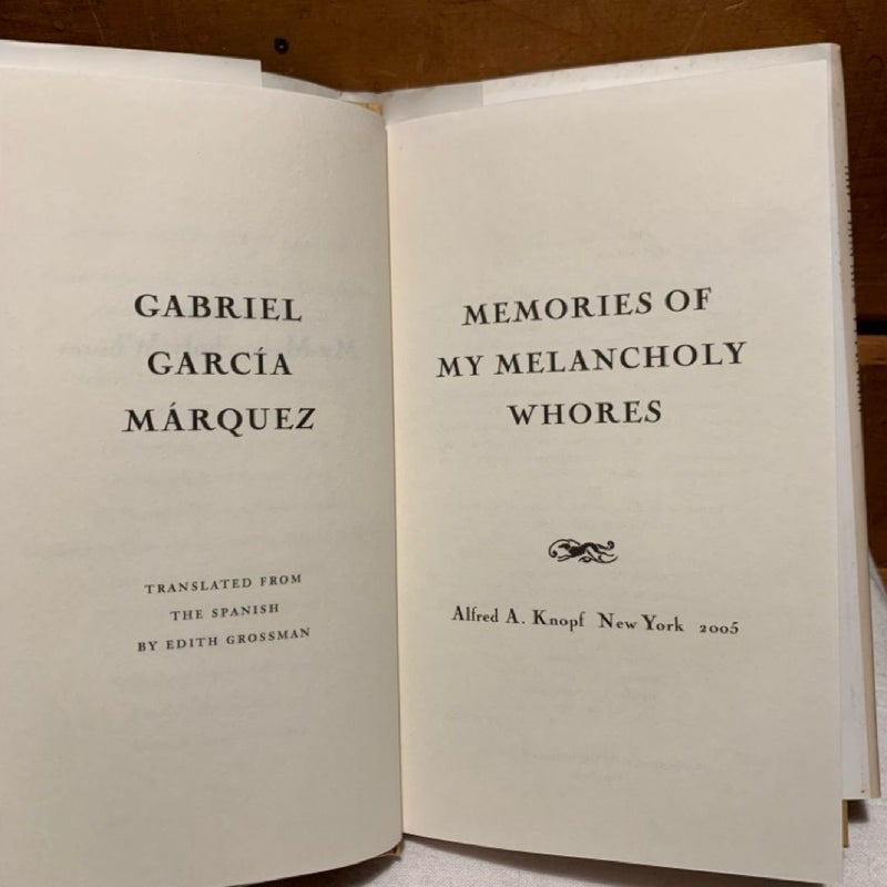 Memories of My Melancholy Whores (1st ed.)