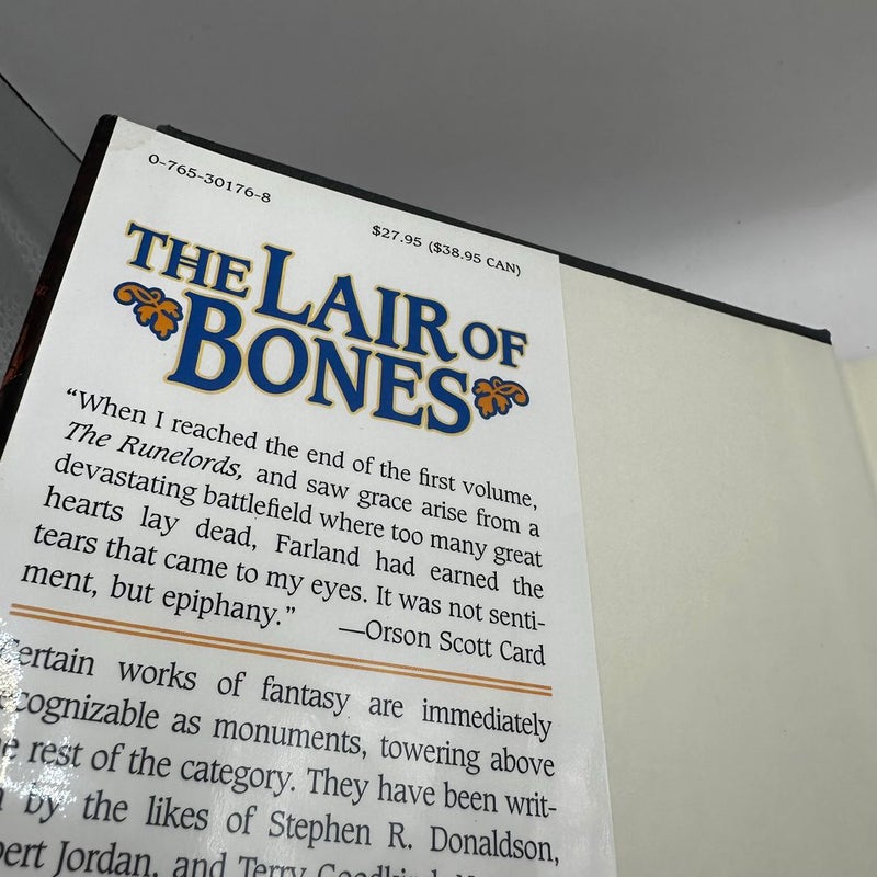 The Lair of Bones (true 1st Ed 1st printing)