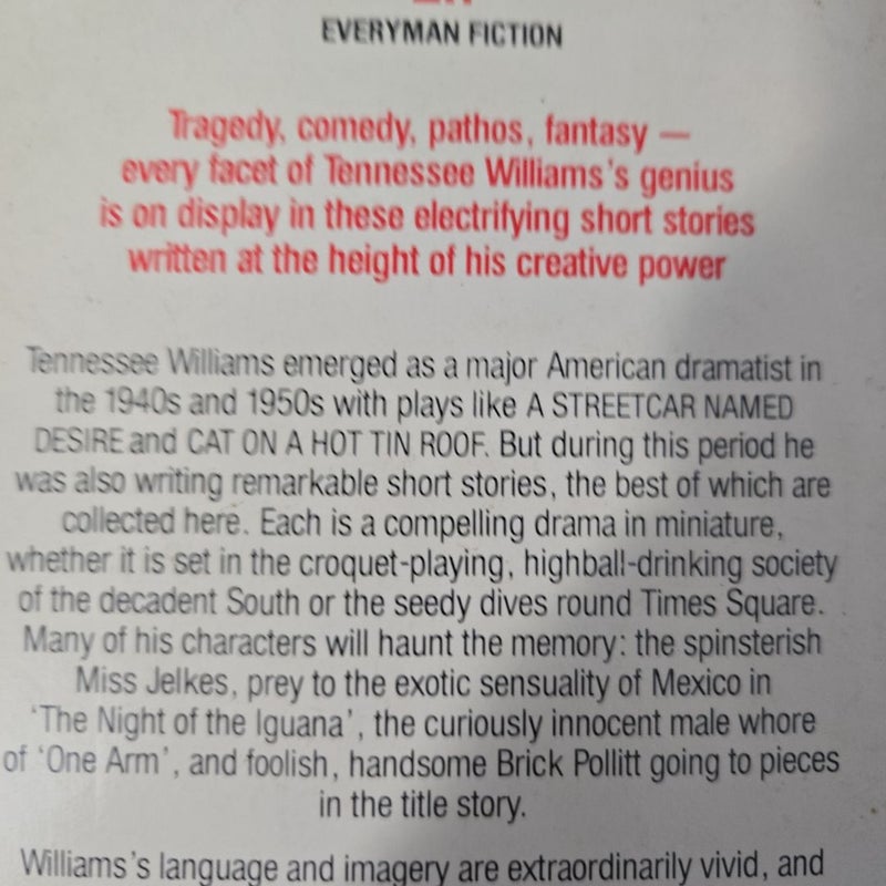 Three Players of a Summer Game Tennessee Williams Paperback vintage 