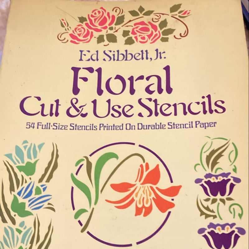 Floral Cut and Use Stencils