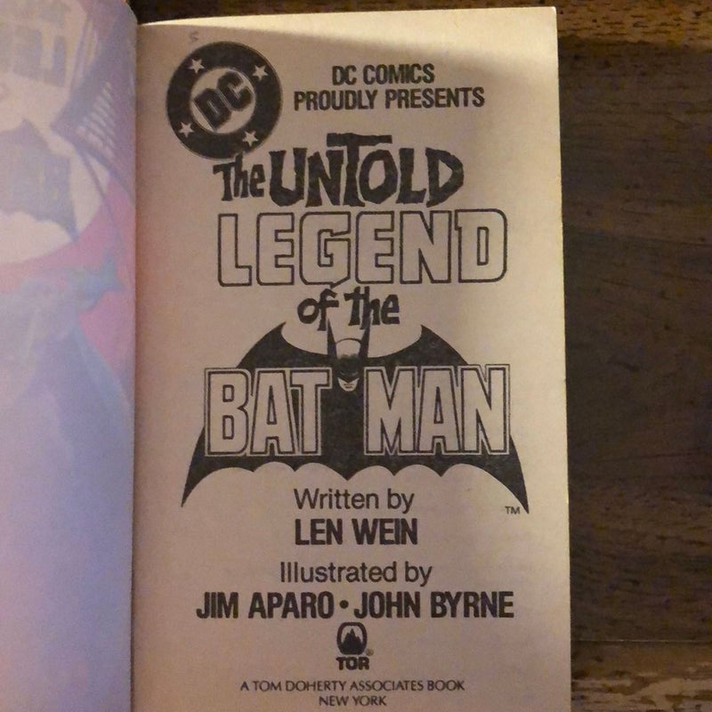 The Untold Legend of The Bat  Man