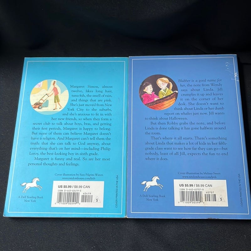 Judy Blume Lot of 4 books