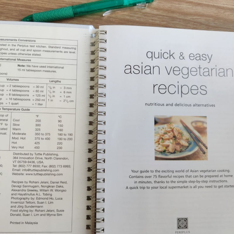 Quick and Easy Asian Vegetarian Recipes