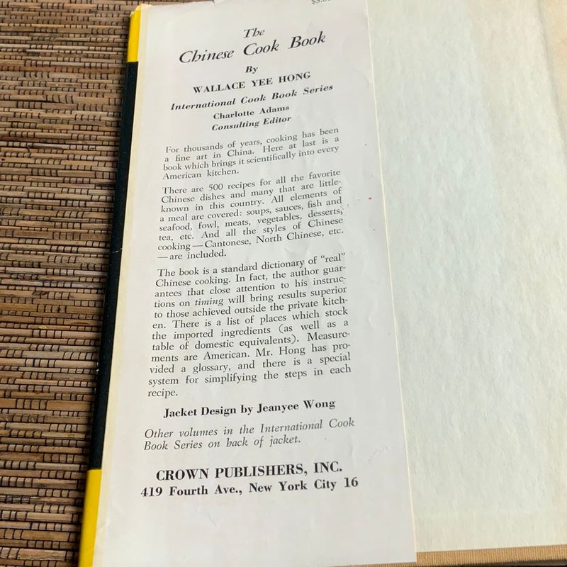 THE CHINESE COOK BOOK