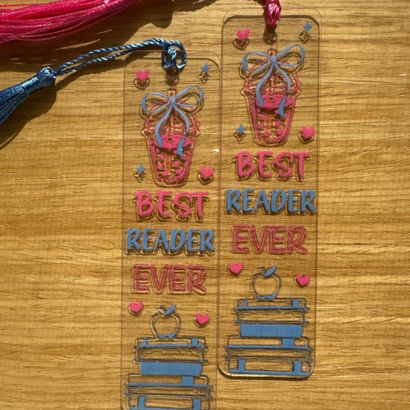 “Best reader ever” bookmark