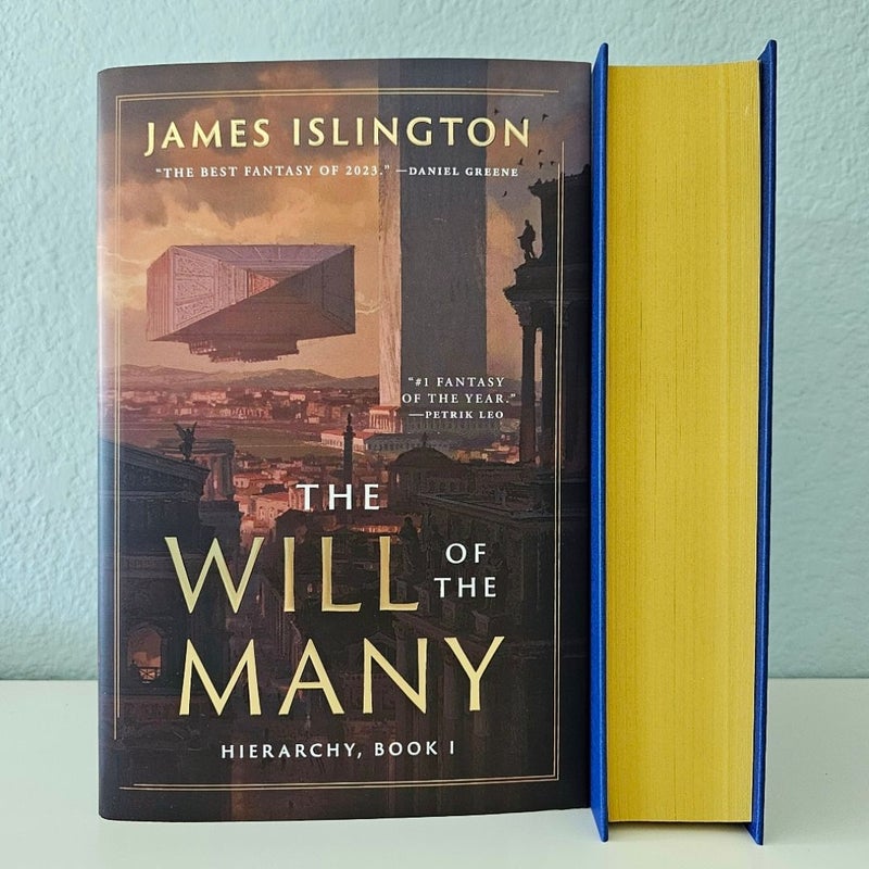 The Will of the Many SIGNED by James Islington Deluxe Hardcover First Print NEW