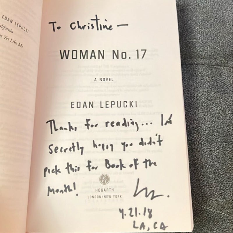 Woman No. 17 signed