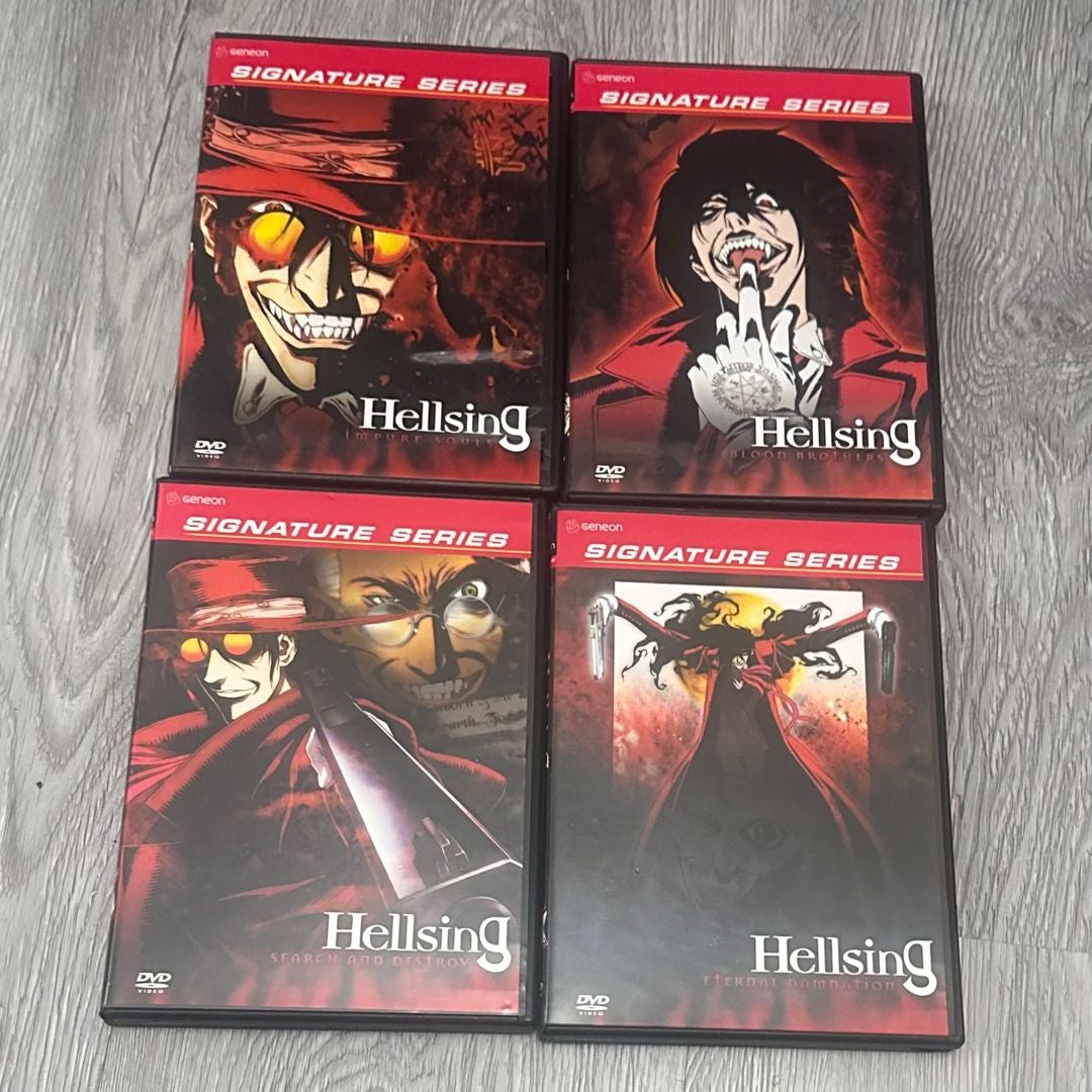 Hellsing Geneon Signature Series OOP Vol 1-4 Set