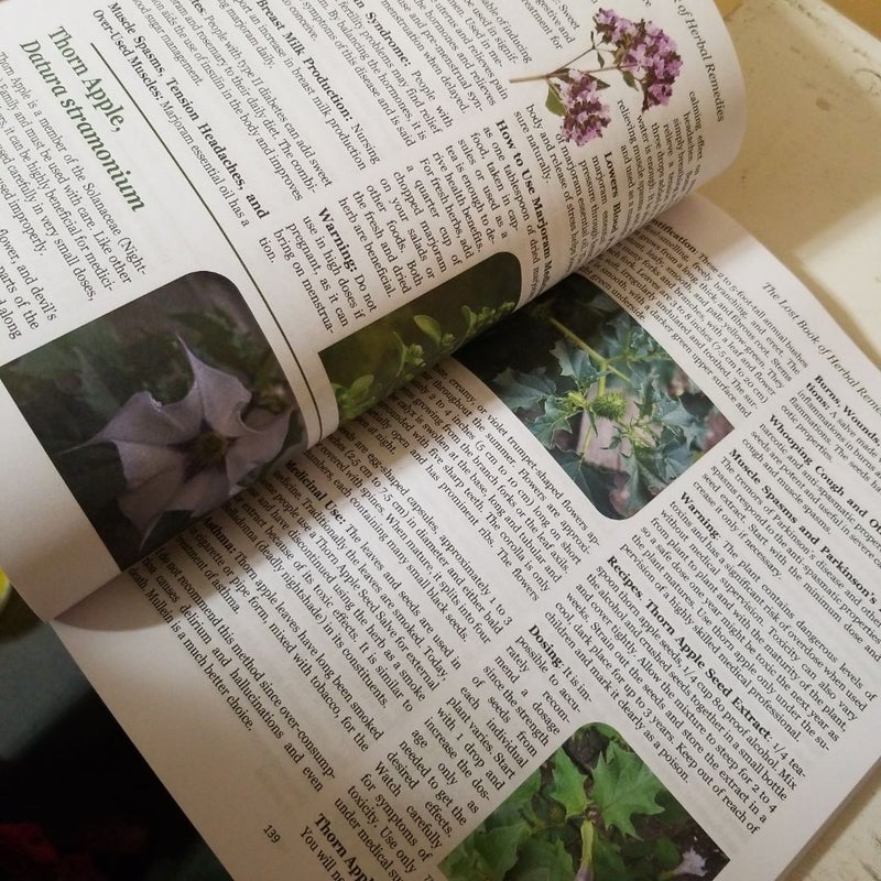 The Lost Book of Herbal Remedies & A Garden of Herbs bundle set