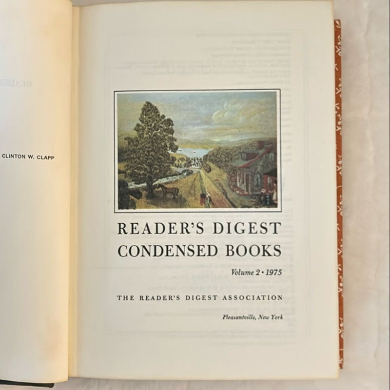 Reader’s Digest Condensed Books Volume 2- 1975