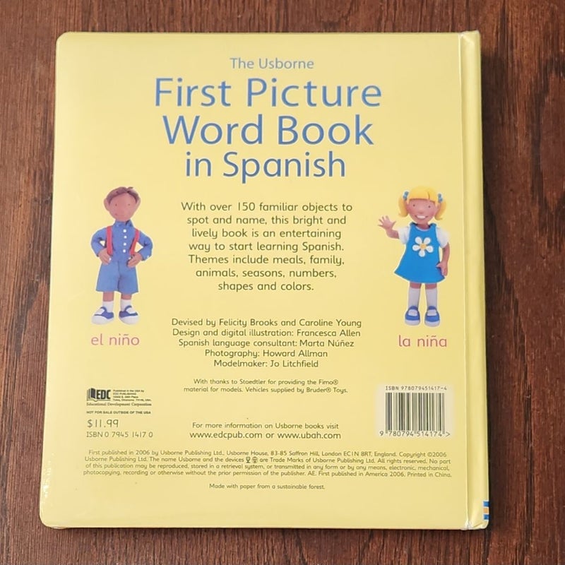 The Usborne First Picture Word Book in Spanish