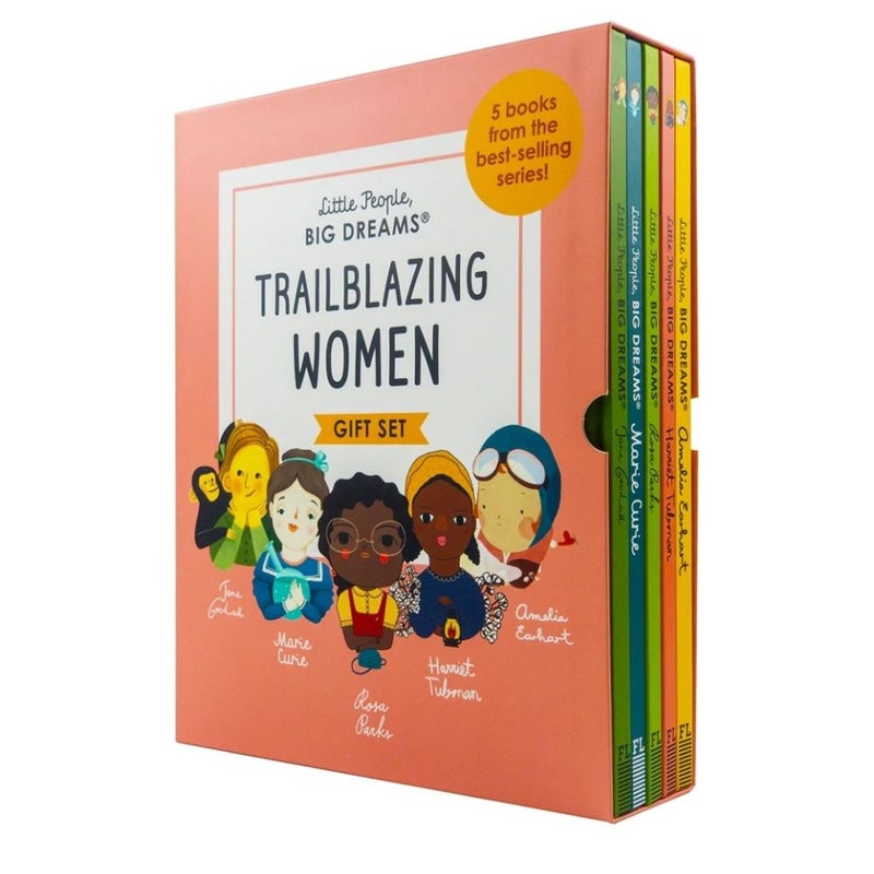 Little People Big Dreams Trailblazing Women (5) Books Gift Set