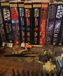 10 book set Star Wars novels 