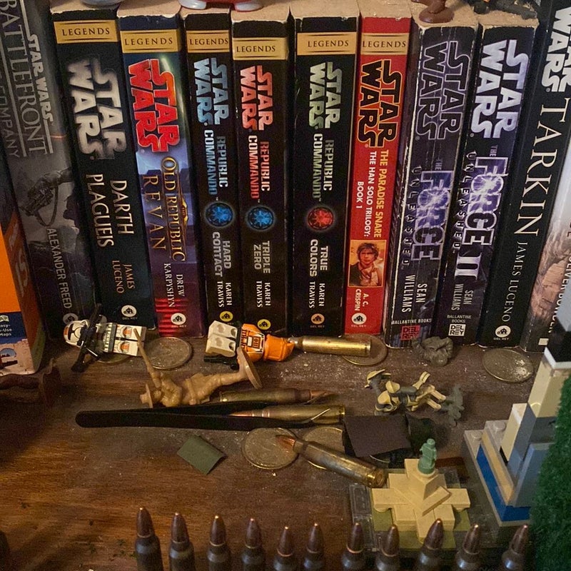 10 book set Star Wars novels 