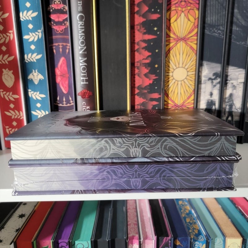 Bookish Box Of Shadow and Moonlight and To Ashes and Dust