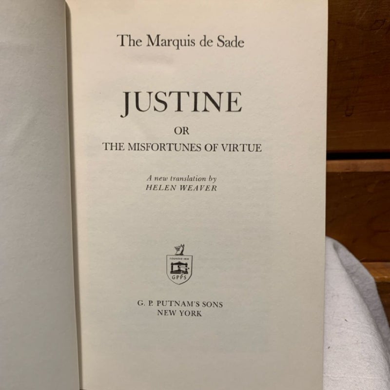 Justine or The Misfortunes of Virtue