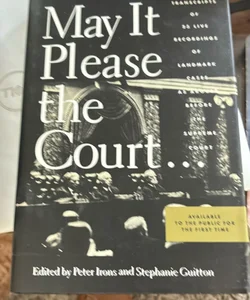 May it Please the Court