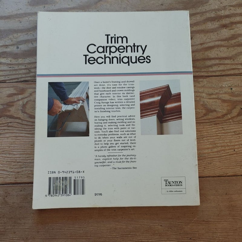 Trim Carpentry Techniques