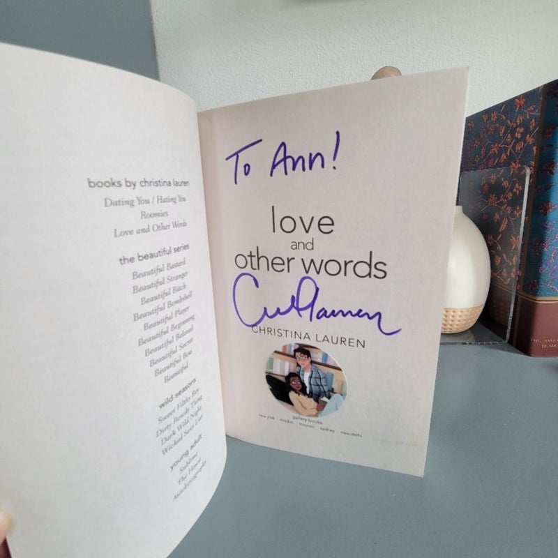 Love and Other Words (Signed)