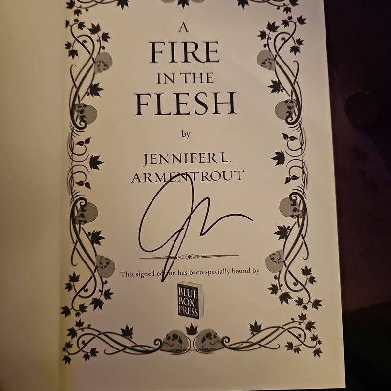 A Fire in the Flesh B&N Exclusive Signed Edition