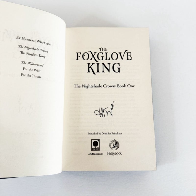 The Foxglove King (Fairyloot Exclusive Edition)