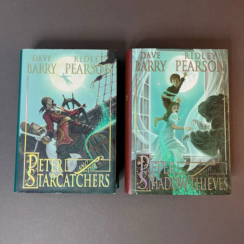 PETER AND THE STARCATCHERS & Shadow Thieves Bundle 2 HC/DJ Books Barry & Pearson