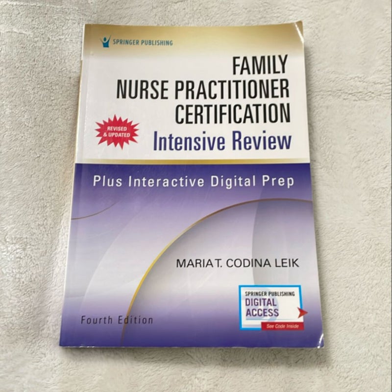 Family Nurse Practitioner Certification Intensive Review