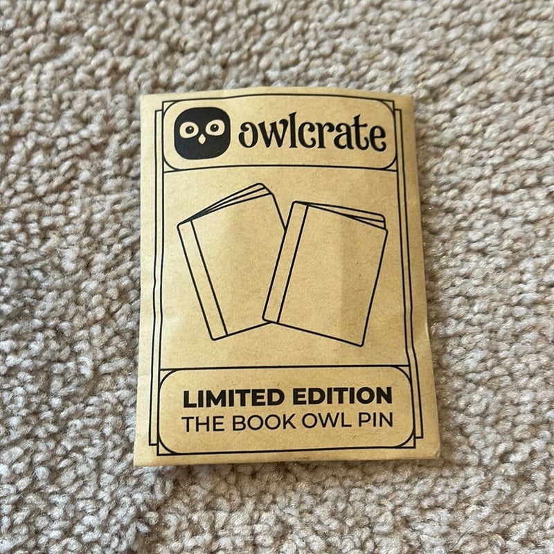 Owlcrate The Book Owl Pin NEW