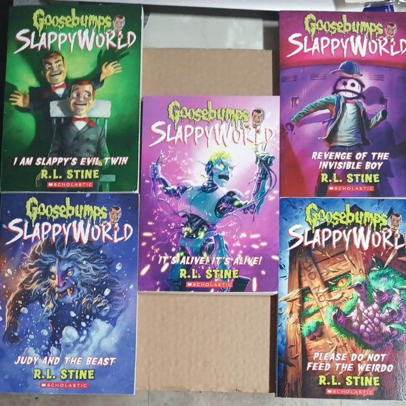 Goosebumps Slappyworld lot of 5 