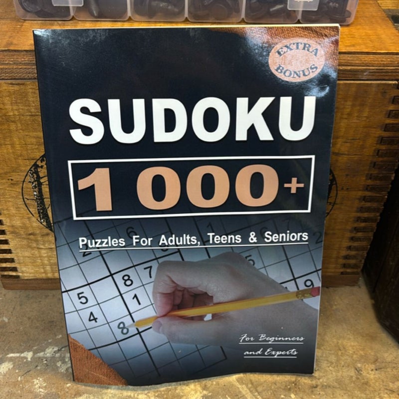 1020 Sudoku Puzzles for Adults