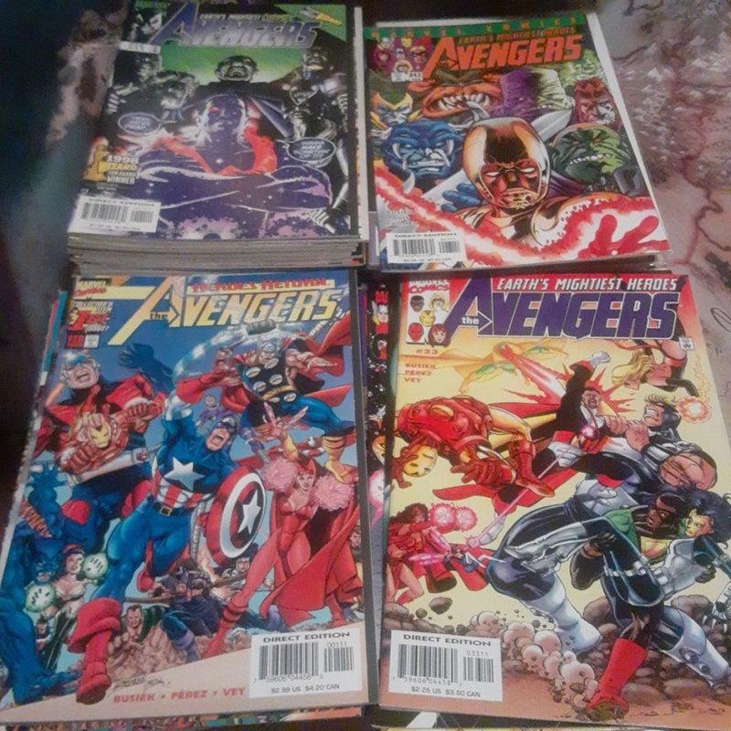 Avengers Kurt Busiek , George Perez Complete Set 1-56 Marvel Comics lot 1998-2002.