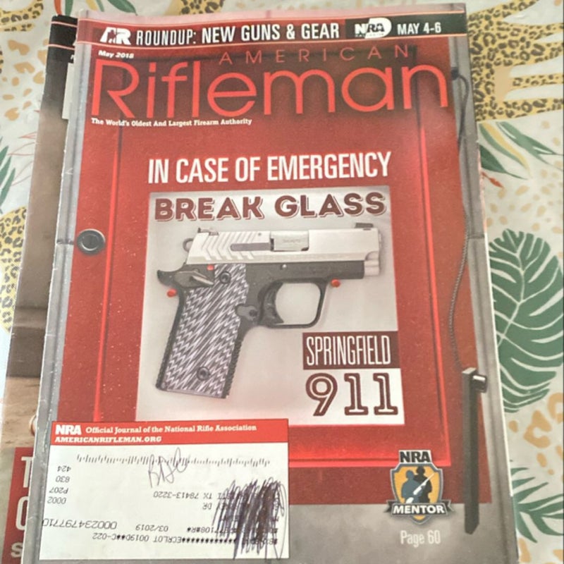 May 2018-May 2023 10 Rifleman Magazine Issues