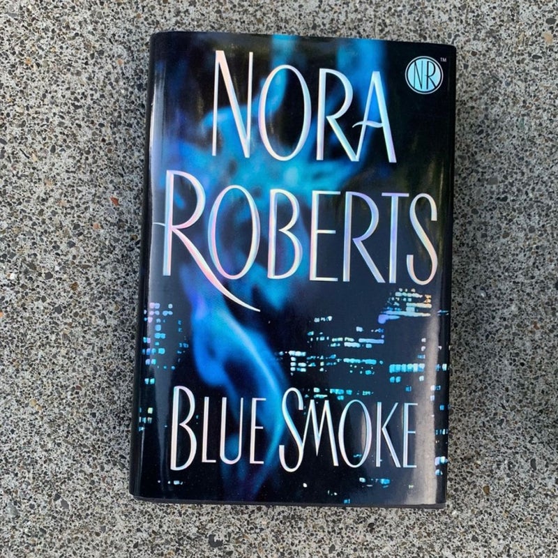 Nora Roberts Hardback Book Blue Smoke
