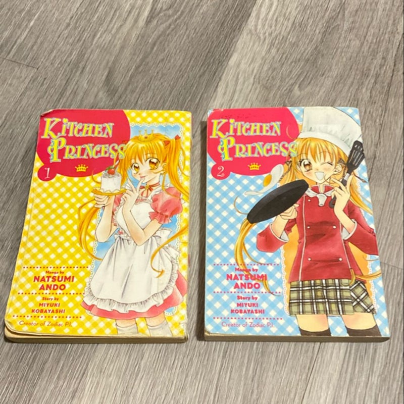 Kitchen Princess volumes 1 and 2