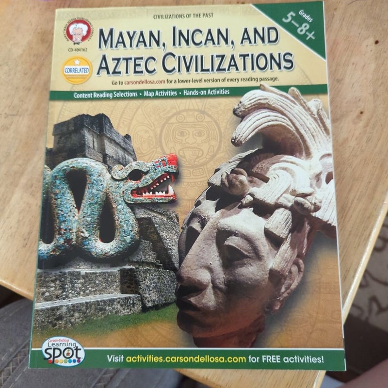 Mayan, Incan, and Aztec Civilizations, Grades 5-8+