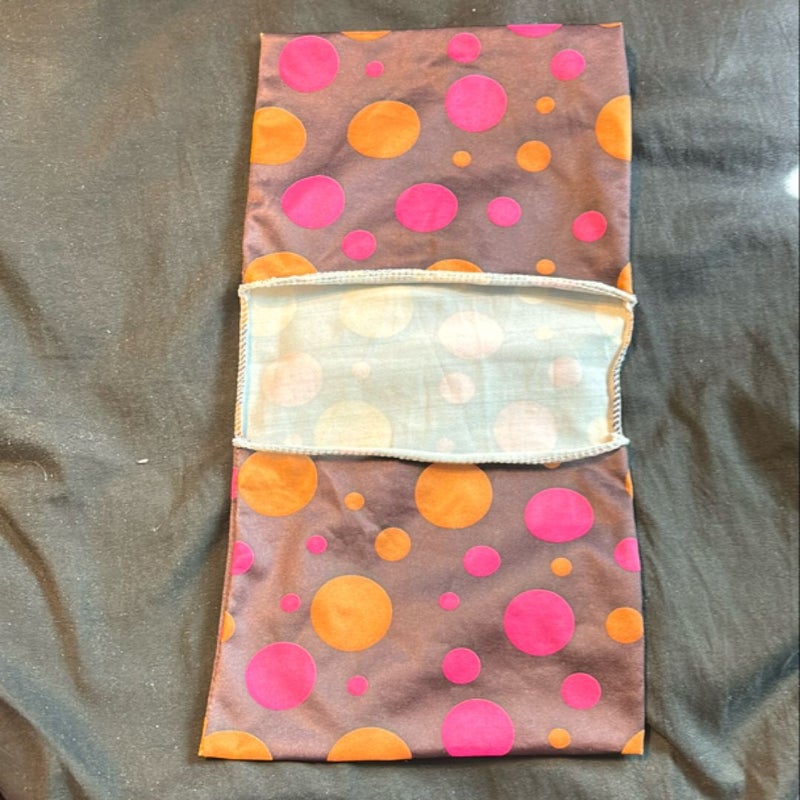 Polka Dot Fabric Book Cover