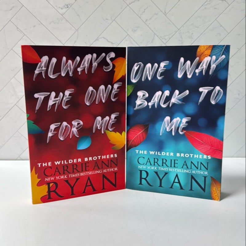 One Way Back to Me & Always The One For Me- Book Bonanza Edition Signed