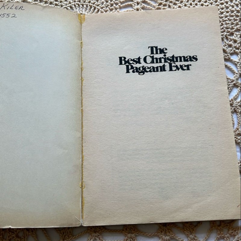 The Best Christmas Pageant Ever