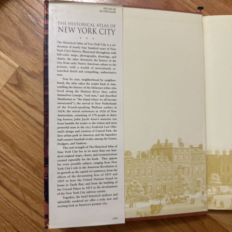 The Historical Atlas of New York Cityo