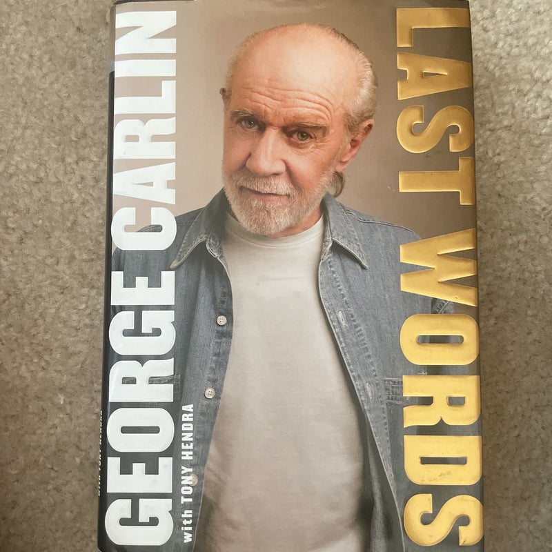 Last Words By George Carlin Hardcover Pango Books 