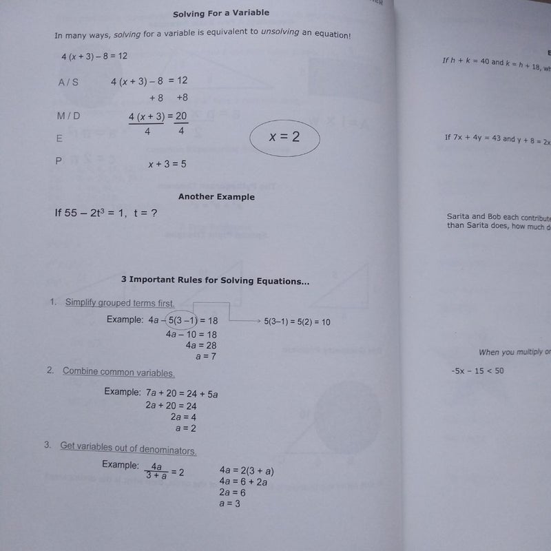 GRE Course Handout 