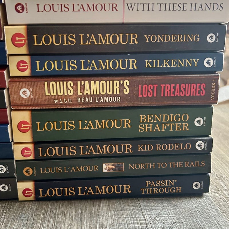 Louis L’Amour Lot of 18 books