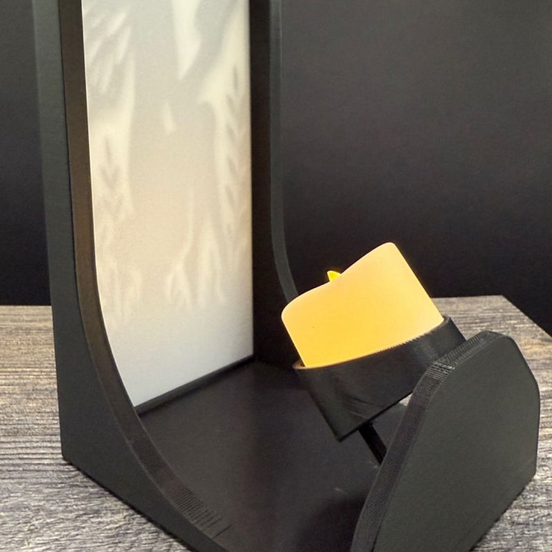 Book Nook Insert with Tea Light