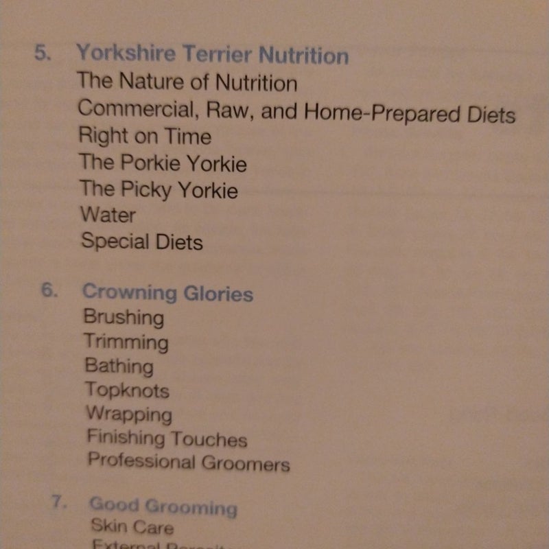 The Yorkshire Terrier Handbook