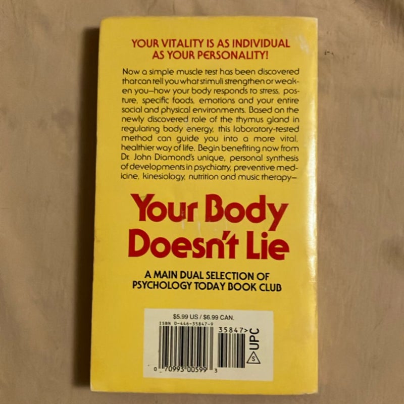 Your Body Doesn't Lie